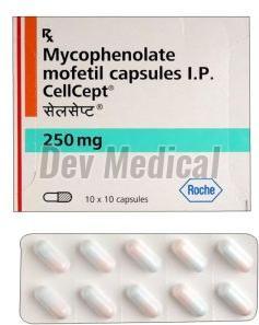 CellCept 250mg Capsules, Medicine Type : Allopathic