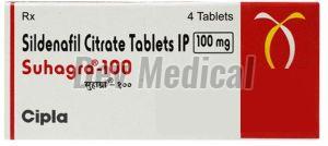 Suhagra 100mg Tablets, Medicine Type : Allopathic