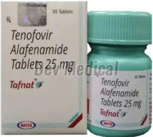 Tafnat 25mg Tablets, Packaging Type : Plastic Bottle