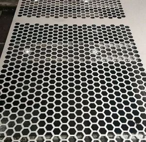 Hexagonal Perforated Sheet