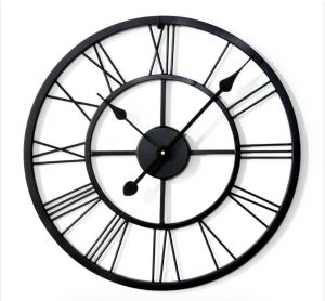 12 Inch Metal Wall Clock For Home, Office