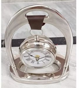 6 Inch Metal Table Clock For Home