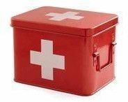 Color Coated Metal First Aid Box For Medical Use