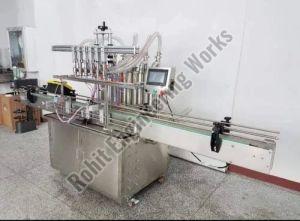 6 Head Liquid Filling Machine, Specialities : Long Life, Easy To Operate