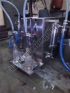 Semi Automatic Volumetric Liquid Bottle Filling Machine