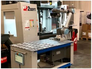 CNC Mill Automation System, Dual Multi-Grip Vises, 56 X 32 Table, Includes UR10e Cobot1