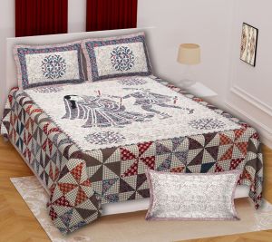 Pure Cotton Barmeri Print Bedsheet