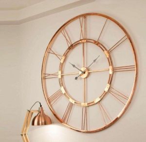 Stainless Steel Analog Wall Clock