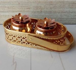 Iron Rectangular Dry Fruit Jar