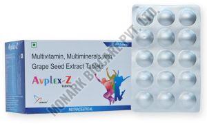 Avplex-Z Tablets, Packaging Type : Alu/Alu