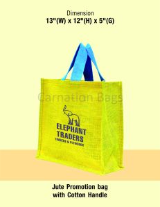 13x12x5 Inch Jute Promotional Bag