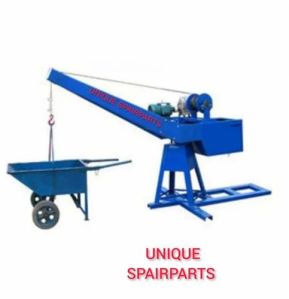 Mild Steel Monkey Hoist Machine For Construction