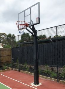 Nexon Polished Iron Adjustable Basketball Post