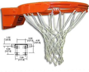 Nexon Polished Basketball Ring, Shape : Round