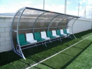 Nexon Plain Mild Steel Player Dugout Shelter For Stadium