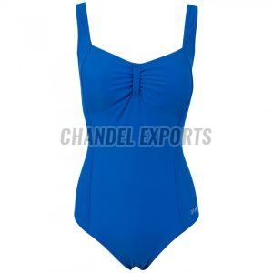 Plain Polyester Ladies Swimwear