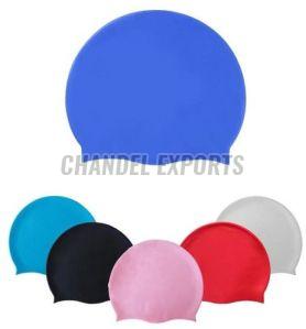 Plain Silicone Swimming Cap