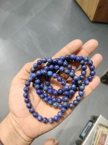 Lapis Lazuli Gemstone Bracelets, Shape : Round