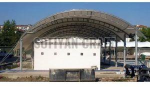 Plain Modular Tensile Structure, Cover Material : PVC Coated Fabric