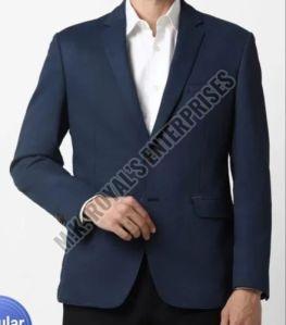 Woolen School Cotton Blazer, Color : Blue