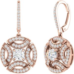 Party Wear Diamond Earrings