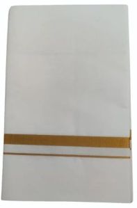 Mens Golden Border Cotton Dhoti