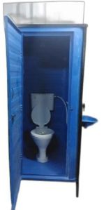 4.4 Feet Blue FRP Portable Toilet