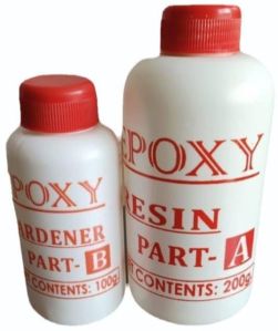 Akshar Printed Glossy Epoxy Resin HDPE Bottle For Chemical