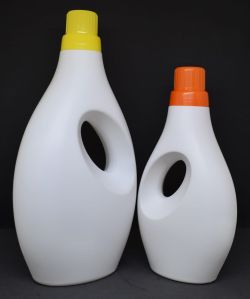 Plain Polished HDPE Liquid Detergent Bottle, Shape : Oval