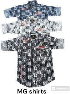 Boys Casual Wear Printed Shirt