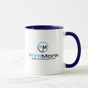 Ceramic Logo Printed White Mug