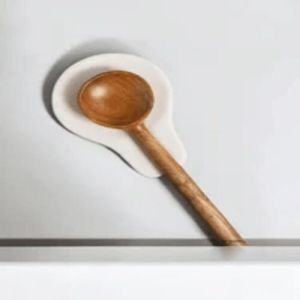 Goods Marble Spoon Rest, Color : Natural