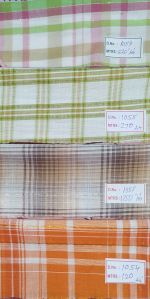 Cotton Lurex Check Fabric