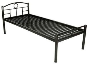 NSH Polished Iron Bed For Bedroom, Home, Hospitals, Hotel, Living Room