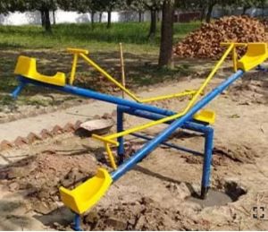 Mild Steel Four Seater Seesaw For Outdoor Use