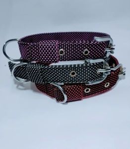 Premium Dotted Nylon Dog Collar, Buckle Material : Stainless Steel