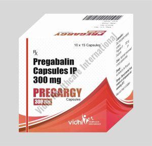 Pregargy Pregabalin Capsules, Packaging Size : 10x10