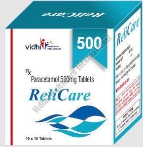 Relicare Paracetamol Tablets, Grade : Medicine Grade