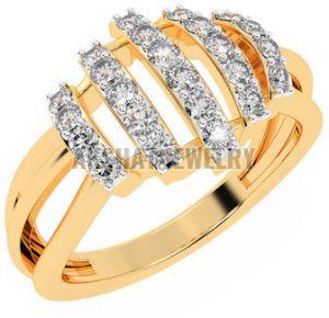 Five Strap Design Diamond Ring