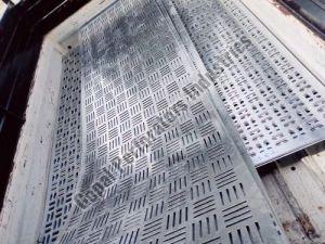 Galvanized Steel GI Perforated Sheet, Shape : Rectangular