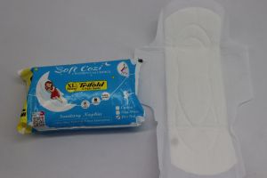 Soft Cozi Cotton Ultra Sanitary Napkin, Color : White Disposable XL