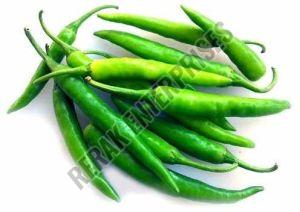 Fresh Green Chilli, Packaging Size : 5-25kg, Packaging Type : Plastic Bag For Cooking