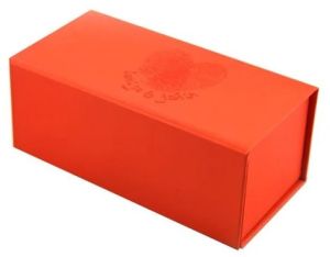 Red Foldable Magnetic Rigid Gift Box