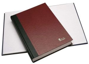 A5 Size Hard Cover Notebook Hardcover, Cover Material : Leather, Inner Material : Natural Paper