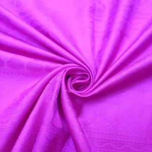 Bright Pink Silk Woven Jamawar Fabric