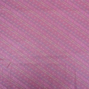 Lilac Jamawar Silk Fabric