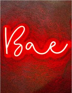 Bae Custom Neon Light Sign