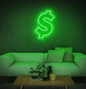 Dollar LED Neon Sign