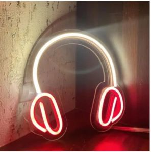 Headphone Neon Signs For Bedroom