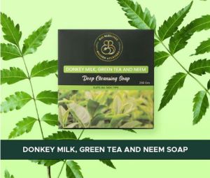 Donkey Milk Green Tea and Neem Soap